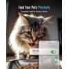 imageoneisall Automatic Cat Feeder with 5G WiFi Automatic Cat Food Dispenser for 2 Cats Small Pets 20 Cups5L Timed Dry Food Dispenser with APP ControlBlack