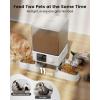 imageoneisall Automatic Cat Feeder with 5G WiFi Automatic Cat Food Dispenser for 2 Cats Small Pets 20 Cups5L Timed Dry Food Dispenser with APP ControlWhite