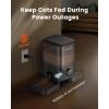 imageoneisall Automatic Cat Feeders 2 Cats 20 Cups5L Cat Auto Feeder Automatic Cats Food Dispenser for Small Pets Indoor Timed Pet Feeder for Dry Food