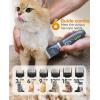 imageoneisall Cat Clippers and Paw Trimmer 3 in 1 Cat Grooming KitCat Clippers for Matted HairCordless Kitty Shaver for Matted Long Hair2 Speed Pet Clippers