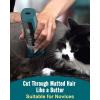 imageoneisall Cat Clippers for Matted Hair 5Speed Quiet Cat Grooming kit Cordless Pet Shaver for Long HairWaterproof Pet Hair Trimmer Pet Clippers for CatsGreenGreen