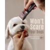 imageoneisall Dog Clippers Low Noise 2Speed Quiet Dog Grooming Kit Rechargeable Cordless Pet Hair Clipper Trimmer Shaver for Small and Large Dogs Cats Animals GoldDark Plum