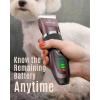 imageoneisall Dog Clippers Low Noise 2Speed Quiet Dog Grooming Kit Rechargeable Cordless Pet Hair Clipper Trimmer Shaver for Small and Large Dogs Cats Animals GoldDark Plum