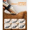 imageoneisall Dog Clippers and Paw Trimmer Kit 2 in 1 Low Noise Cordless Dog Clippers for Grooming Pet Hair Trimmers for Small and Large Dogs Cats AnimalsGold