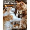 imageoneisall Dog Clippers and Paw Trimmer Kit 2 in 1 Low Noise Cordless Dog Clippers for Grooming Pet Hair Trimmers for Small and Large Dogs Cats AnimalsGold