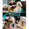 imageoneisall Dog Clippers for Grooming Thick HairLow Noise Dogs Grooming Kit with Stainless Steel BladeDog Shaver for ThickMattedKnottedFineWaveCurly HairPC18