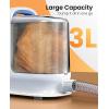 imageoneisall Dog Grooming Vacuum 13000Pa Powerful 3L Dust Cup Pet Grooming Vacuum with Dog Clippers ampamp Shedding Brush 7 Dog Grooming Kit 3L Dust Cup Super Quiet 3 Suction Levels BM3