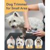 imageoneisall Dog Paw Trimmer 4 in 1 Low Noise Dog Clippers for Grooming Cordless Dogs Grooming Kit Nail Grinder IPX7 Waterproof Puppy Shaver for Petss Paws Eyes Ears Face RumpPurple