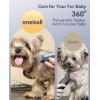 imageoneisall Dog Paw Trimmer 4 in 1 Low Noise Dog Clippers for Grooming Cordless Dogs Grooming Kit Nail Grinder IPX7 Waterproof Puppy Shaver for Petss Paws Eyes Ears Face RumpPurple