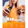 imageoneisall Dog Paw Trimmer Cordless Paw Hair Trimmer for Dogs with Double Blades Quiet 2 Speed Small Dog Grooming Clippers for Paws Eyes Ears Face Rump WhiteBlack