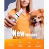 imageoneisall Dog Paw Trimmer Cordless Paw Hair Trimmer for Dogs with Double Blades Quiet 2 Speed Small Dog Grooming Clippers for Paws Eyes Ears Face Rump WhiteWhite