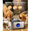 imageoneisall Dog Water Fountain for Large Dogs 10L26Gal Dog Fountain Water Bowl with MultiFiltration ampamp Deeper Drinking Aera Large pet Water Fountain with Water Window ampamp LED UltraQuiet10L Dog Fountain6 Sets Filters