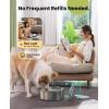 imageoneisall Dog Water Fountain for Large Dogs7L230oz18G Stainless Steel Dog Fountain Bowl Super Quiet with Triple FiltrationGreat for Large Dogs Cats and MultiPet HomePWF002 Dog Fountain 3 Sets Filters