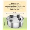 imageoneisall Dog Water Fountain for Large Dogs7L230oz18G Stainless Steel Dog Fountain Bowl Super Quiet with Triple FiltrationGreat for Large Dogs Cats and MultiPet HomePWF002 Dog Fountain 3 Sets Filters