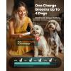 imageoneisall LED Light Dog Clippers for Grooming Cordless Dog Grooming Kit 4 in 1 2000mAh Dog Grooming Clippers Paw Trimmer Nail Grinder for Paw Nail Face Ears Legs BodyStorage Bag