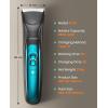 imageoneisall LED Light Dog Clippers for Grooming Cordless Dog Grooming Kit 4 in 1 2000mAh Dog Grooming Clippers Paw Trimmer Nail Grinder for Paw Nail Face Ears Legs BodyStandard