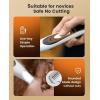 imageoneisall LowNoise Dog Paw Trimmer with LED Light Paw Trimmer for Dogs 08inch20mm Wide Blade 35dB Cordless Electric Pet Paw Grooming Clippers for Paws Ears Face Rump