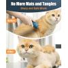 imageoneisall Pet Clipper for Cat Matted Hair Pet Shaver for Cats Quiet Pet Clippers Waterproof Cordless Cat Clippers for Matted Hair Long Hair with Storage Bag GreenGreen