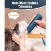 imageoneisall Pet Clipper for Cat Matted Hair Pet Shaver for Cats Quiet Pet Clippers Waterproof Cordless Cat Clippers for Matted Hair Long Hair with Storage Bag GreenGreen