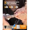 imageoneisall Small Dog Clippers and Paw Trimmer with Low Noise 4  in  1 Cordless Dog Grooming Kit with 3  Level Speed Clippers 7000 RPM for Grooming Thick Hair Waterproof Shaver for Dogs and CatsSilver