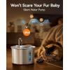 imageoneisall Stainless Steel Cat Water Fountain 2L Water Fountains for Cats Indoor Dishwasher Safe with Quiet Pump and 3 Replacement Filters Automatic Pet Water Fountain Faucet Spout Design