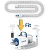 imageoneisall Suction Hose for BM1 Dog Grooming Vacuum Blow Dryer and Clippers