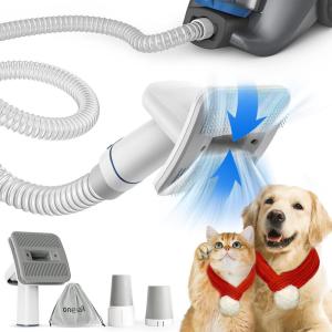 imageoneisall Dog Brush Vacuum Attachment with 115 Universal AdapterDog Vacuum Brush for Shedding with 15m Extension Tube for Home CleaningCompatible with Most Round Vacuum CleanersOne Part