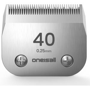 imageoneisall Grandmaster Pro 1 Proffesional Dog Grooming Clipper Replacement Blade 40 Ultra Edge Dog Clipper Blade  Constructed of Carbonized Steel Resists Heat ampamp Rust with LongLasting Sharp Edges