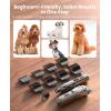 imageoneisall Dog Clippers for Grooming ThickHeavy Coats 4in1 Dog Grooming Kit Low Noise with Stainless Steel Blade Cordless Dogs Paw Trimmer Pet Nail Grinder for Small ampamp Large Dogs Cats Animals