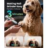 imageoneisall Dog Clippers for Grooming ThickHeavy Coats 4in1 Dog Grooming Kit Low Noise with Stainless Steel Blade Cordless Dogs Paw Trimmer Pet Nail Grinder for Small ampamp Large Dogs Cats Animals