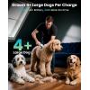 imageoneisall Dog Clippers for Grooming ThickHeavy Coats 4in1 Dog Grooming Kit Low Noise with Stainless Steel Blade Cordless Dogs Paw Trimmer Pet Nail Grinder for Small ampamp Large Dogs Cats Animals