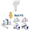 imageoneisall Replacement Finger Nozzle for BM1 Dog Grooming Vacuum Blow Dryer and Clippers